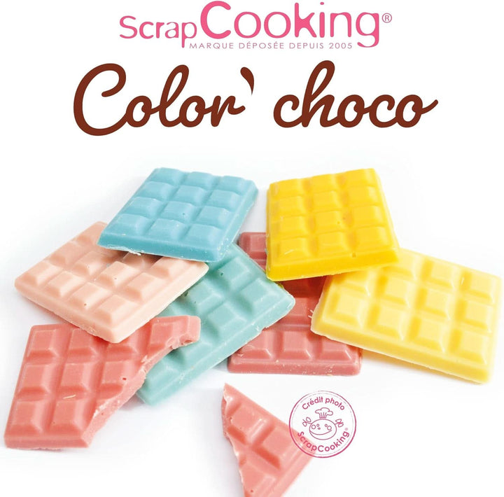 Scrap Cooking, Set 3 coloranti alimentari liposolubili, 3 x 5 grame Coloranti Alimentari Naty Shop