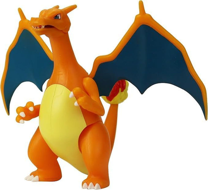 Pokémon PKW0368 - Battle Feature Figure - Glurak, figură mobilă oficială, 11,5 cm Action figures Naty Shop