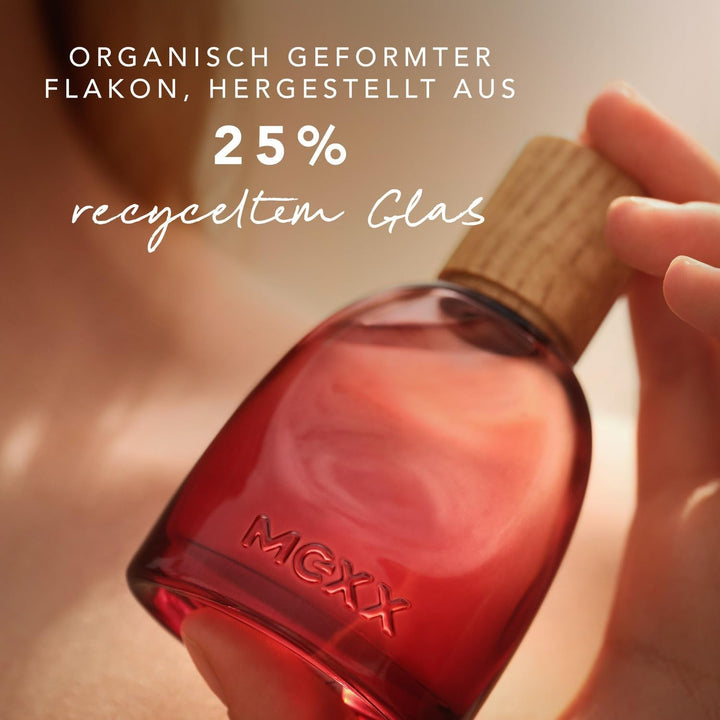 Apă de parfum Mexx Inspired Warmth pentru femei, parfum fructat de chihlimbar pentru ea cu proprietăți de îmbunătățire a dispoziției, 50 ml