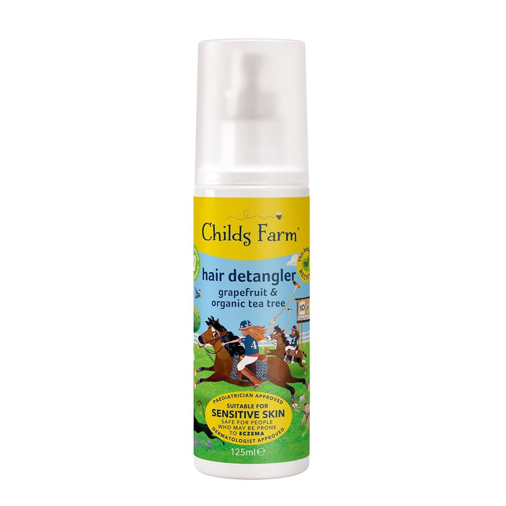Spray de pieptănat ușor pentru copii Childs Farm 125 ml | Grapefruit și arbore de ceai organic | Descurcă și netezește | Potrivit pentru pielea uscată, sensibilă și pentru pielea predispusă la neurodermatită Produse pentru descurcarea părului Naty Shop Uk