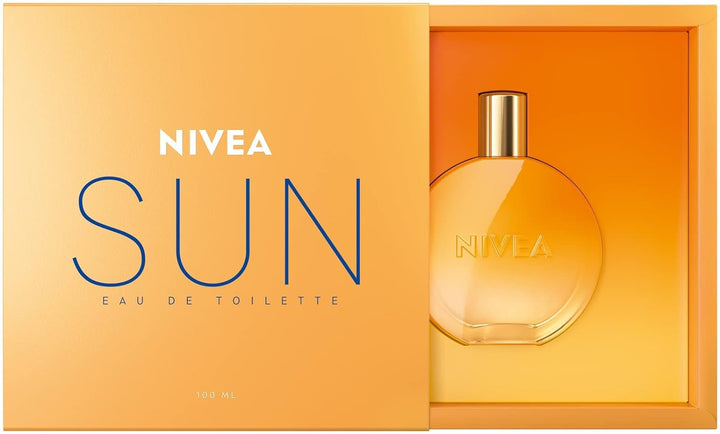 NIVEA SUN Eau De Toilette, parfum unisex cu aroma originală de protecție solară, estival, răcoritor și în sticla emblematică de parfum (100 ml)