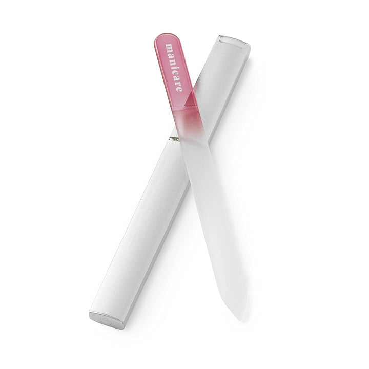 Pilă de unghii, căptușită, pentru modelarea unghiilor naturale și artificiale, față-verso, granulație medie, puternică, robustă, pentru acasă, saloane, manichiură sau pedichiură profesională, 2 bucăți