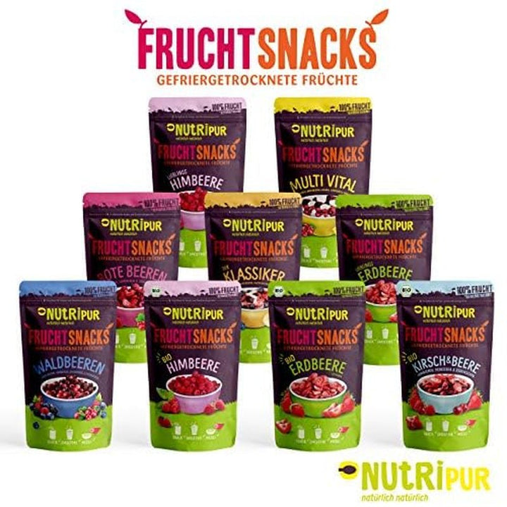 Amestec de fructe liofilizate "Tropic-Mix" 100g I Fructe de pădure și fructe uscate I Amestec de nucă de cocos, fruct dragon, mango și ananas I NutriPur Produse deshidratate Naty Shop