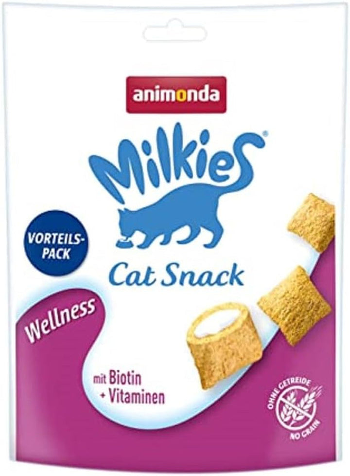 Animonda Milkies Selection (20 cupe À 15 G), lapte de pisică ușor digerabil pentru pisici adulte, pachet valoric practic cu 20 de cupe de lapte de pisică, gustare cu lapte fără soia și zahăr
