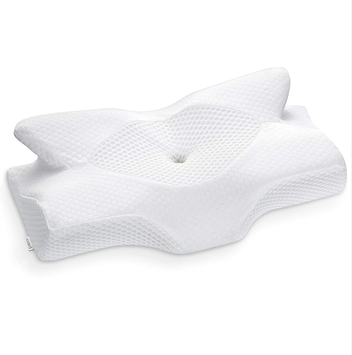 Elviros Husă de pernă respirabilă, pernă 64 X 12,5/10,5 X 38 cm, gri (numai față de pernă) Perne ortopedice cervicale Naty Shop Alb