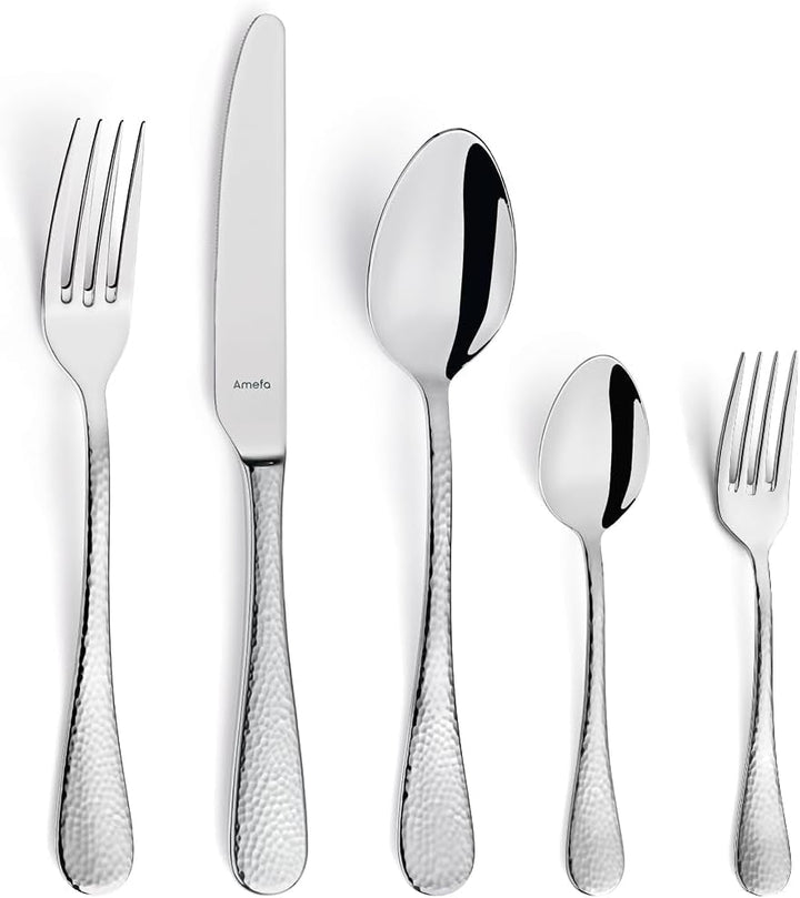 Amefa Sierra tacâmuri a stabilit 6 persoane | 24-părți Oțel inoxidabil 18/10 Bucatarie Naty Shop 30-Teilig / 6 Personen