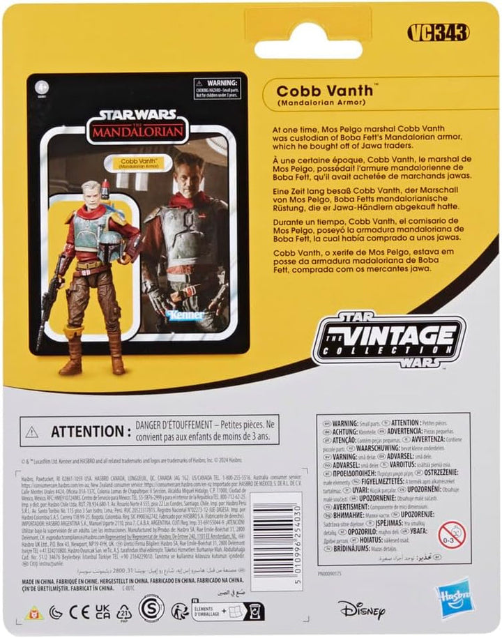 Star Wars Colecția Vintage Cobb Vanth (Armura Mandaloriană), Figura de acțiune Deluxe Zu Mandalorian, Scară 9,5 cm Action figures Naty Shop