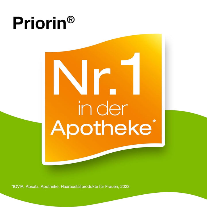 Priorin capsule - capsule de păr cu nutrienți pentru rădăcinile părului - pentru tulburări hormonale ereditare de cădere și creștere a părului - 1 x 120 capsule Ingrijirea parului Naty Shop