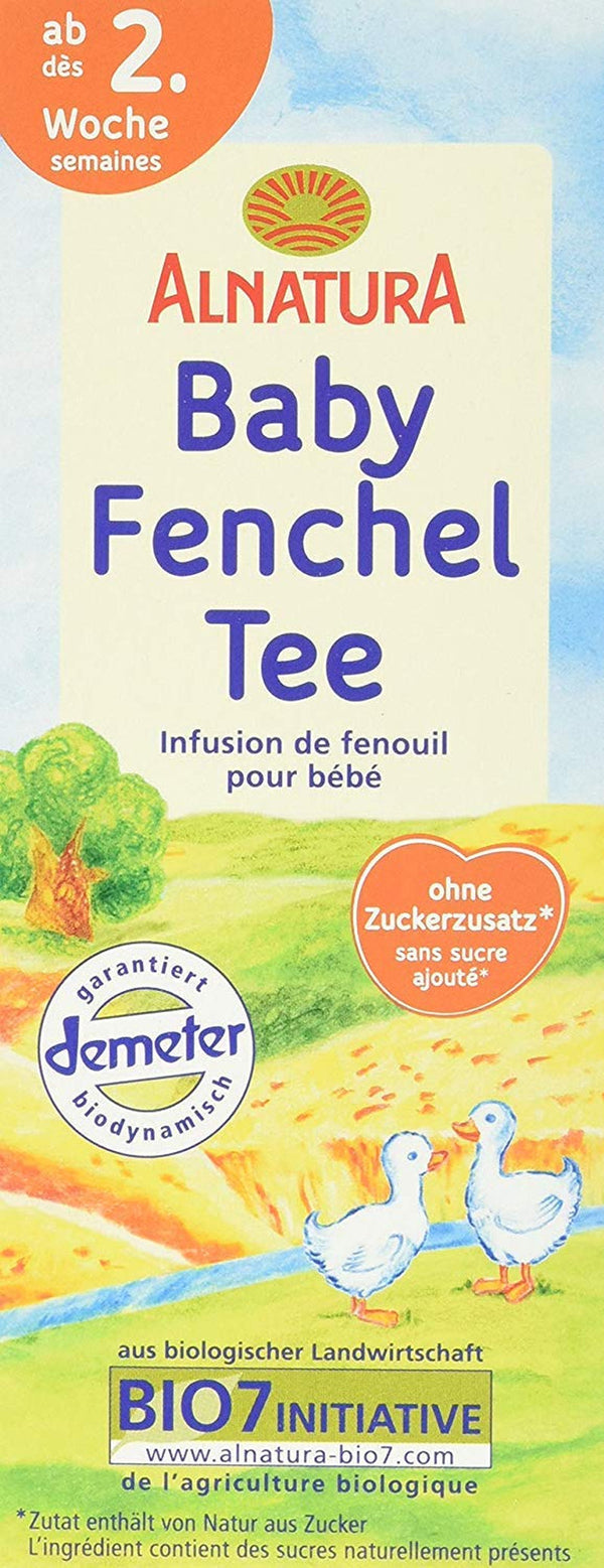 Ceai organic de fenicul pentru copii, 20 pungi, 35 G Mama si Copilul Naty Shop Default Title