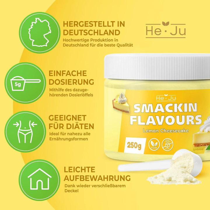 He-Ju Pudră aromatizantă Lemon Cheesecake, 250 grame Arome Naty Shop