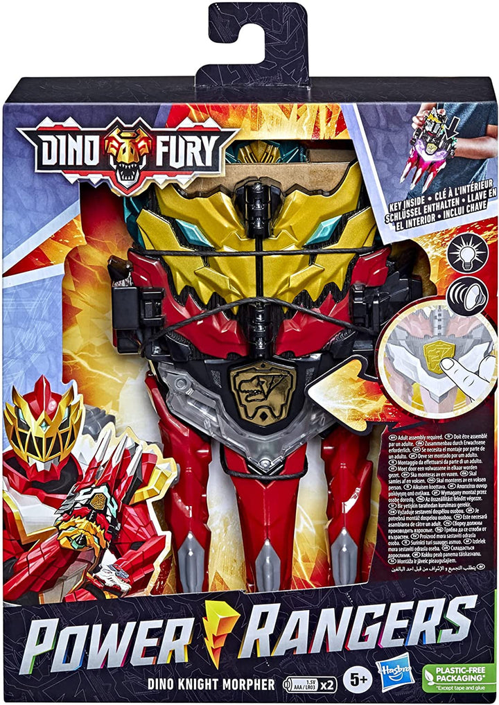Power Rangers Dino Knight Morpher, jucărie cu lumini, sunete și taste, inspirată de serial, 15 centimetri Action figures Naty Shop