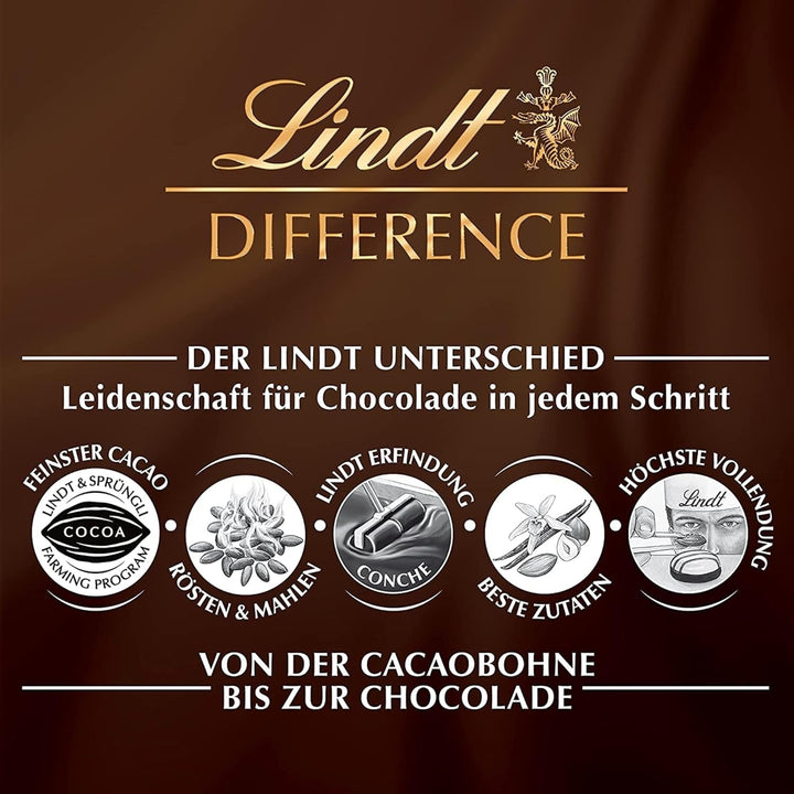 Lindt, batoane Wafer-Thin de ciocolată albă, cu lapte și neagră, 125 grame Bomboane de Ciocolata Naty Shop