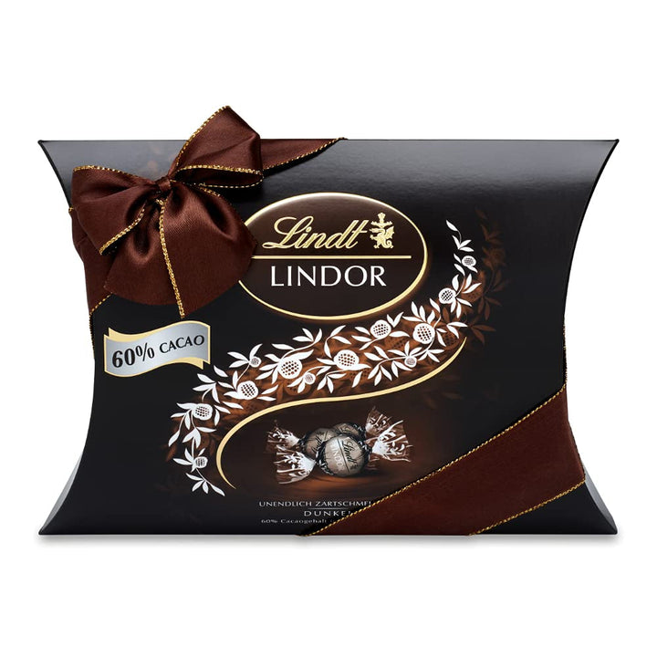 Sfere LINDOR de ciocolată Lindt 70 % cacao ciocolată neagră Bomboane de Ciocolata Naty Shop 323 grame Dark 60