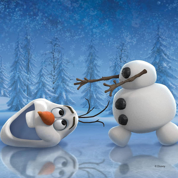 Ravensburger Children's Puzzle - 09264 Adventures in Winterland - puzzle jigsaw pentru copii cu vârsta peste 5 ani, puzzle jigsaw Disney Frozen cu 3X49 piese Puzzle Naty Shop