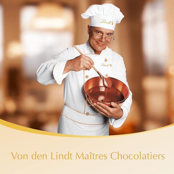 Lindt Marc De Champagne, 56 de ciocolate cu lapte integral, cu umpluturi rafinate, care conțin alcool, 70 grame Bomboane de Ciocolata Naty Shop