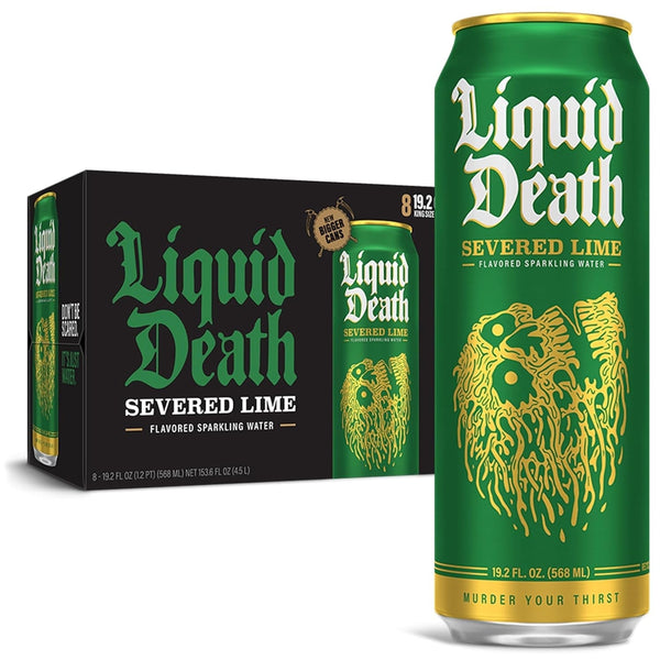 , Severed Lime, Lime-Flavored Sparkling Water, 8-Pack (19.2Oz Cans), Low Calorie & No Artificial Sweeteners Apa USA Naty Shop Severed Lime 19.2 Fl Oz (Pack Of 8)