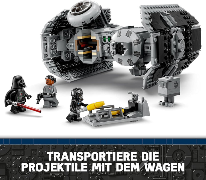 LEGO Star Wars TIE Bomber Model Kit cu Darth Vader Minifigure cu Lightsaber și Gonk Droid, jucărie construibilă cu Starfighter ca un cadou 75347 Seturi de constructie Besuche den LEGO-Store