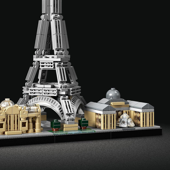 LEGO Arhitectură Paris, Model Kit cu Turnul Eiffel, Champs-Élysées și Louvre Model, Colecția Skyline, Decorațiuni pentru casă și birou, Idei cadou pentru colecționari, bărbați și femei 21044 Seturi de constructie Besuche den LEGO-Store