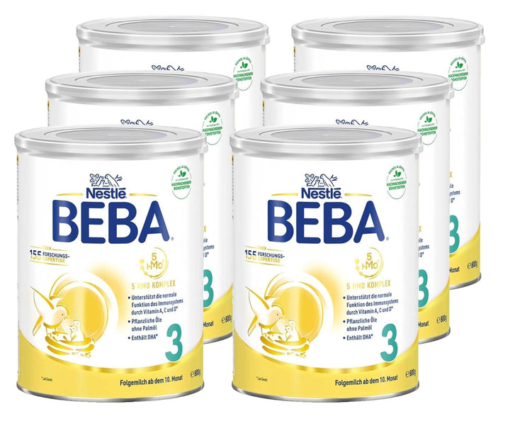 Nestlé BEBA 3 lapte praf de continuare, formulă de continuare de la 10 luni, pachet de 3 (3 X 800G) Mama si Copilul Naty Shop Dupa luna a 10-a 6 x 800 grame