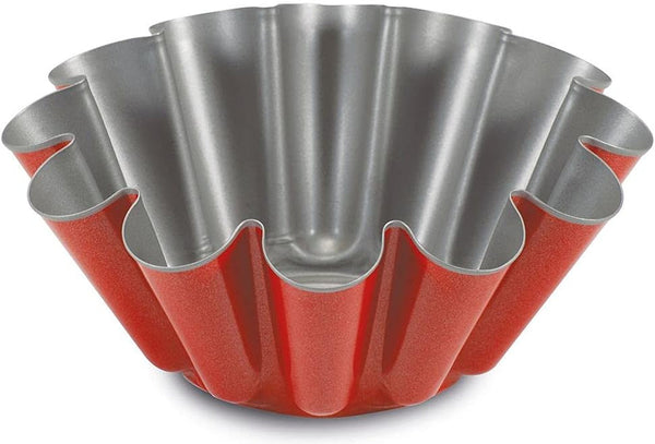 52022HGNA Rossana 2.0, matriță pentru budincă 22 cm, oțel cu acoperire antiaderentă, culoare roșu/gri, oțel inoxidabil Matrite si tavi pentru copt Naty Shop
