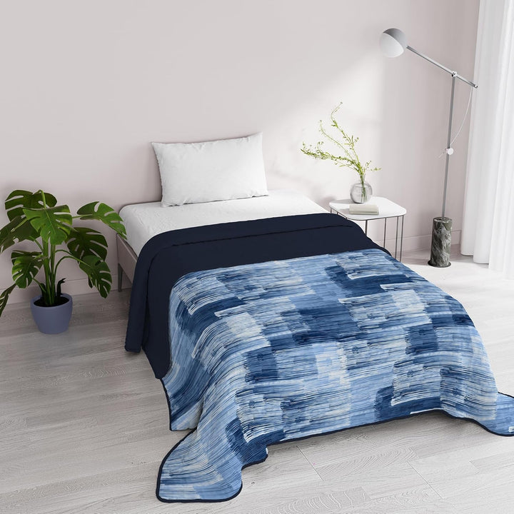 Lenjerie de pat italiană Fantasy, microfibră, pentru vară, 1,5 paturi, Murrine Plapumi si pilote Naty Shop Vopsea 1 Posto E Mezzo