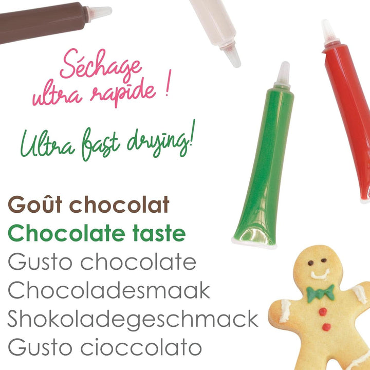 Scrapcooking, set 4 coloranti alimentari, tub de plastic Coloranti Alimentari Naty Shop