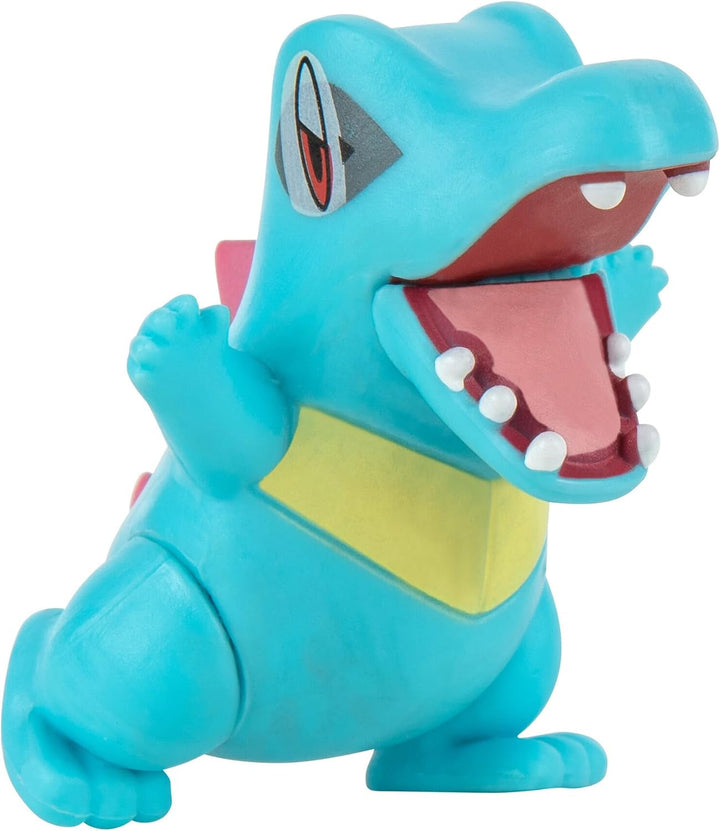 Pokémon PKW2578 - Battle Figure Multipack - pachet de 4 cu Pikachu, Endivie, Karnimani, Feurigel, figuri detaliate oficiale, 5 cm fiecare Action figures Naty Shop