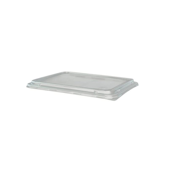 Caserola Termo 1 compartiment si Capac Transparent, Set 10 bucati Catering Nati Shop
