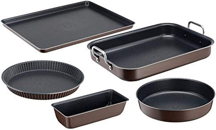 Tefal J1600502 Success Flach Mini Backofen Aluminium Schwarz 19X25 X 4,2 Cm Matrite si tavi pentru copt Naty Shop