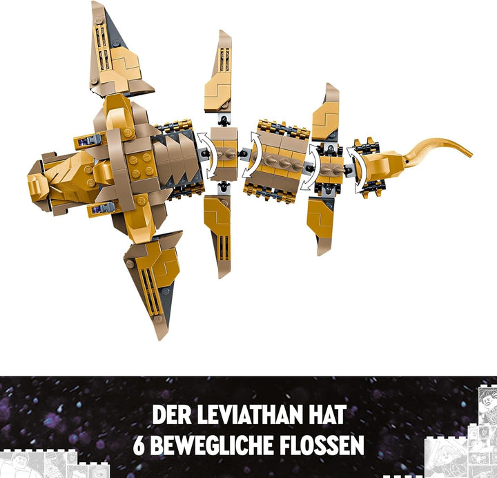 LEGO Marvel Avengers Vs. Leviathan, jucărie de construcție, set cu Hulk și minifigurinele Captain America, Loki, Black Widow și Chitauri, set de joacă Avengers pentru băieți și fete de peste 7 ani 76290 Seturi de constructie Besuche den LEGO-Store