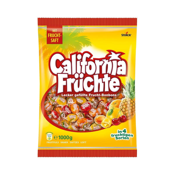 Storck, dropsuri cu diverse umpluturi, pachete mari Naty Shop 1 X 1000G California Früchte
