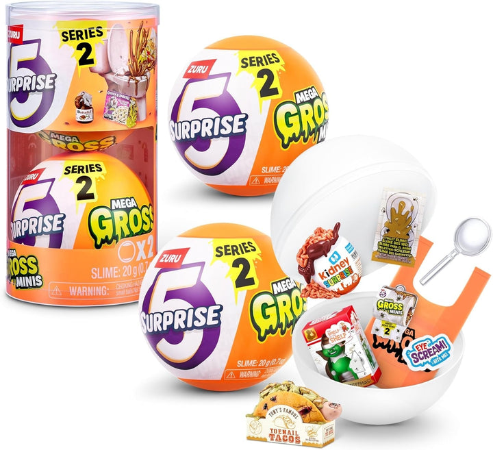 5 Surprise 77568 Capsule Gross Mega Gross Minis Seria 2 de la ZURU, 2 Capsule Action figures Naty Shop 2 capsule Seria 2