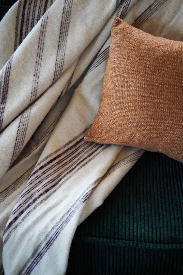 Toison D'Or unghi, 220 X 240 Cm, Alb/Aubergine/Bizet Plapumi si pilote Naty Shop