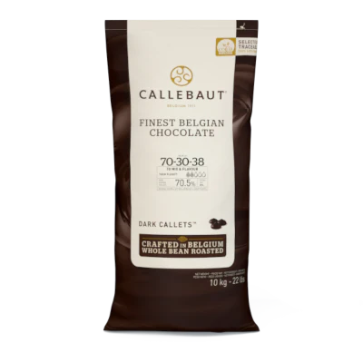 Ciocolata Neagra 70.5% Recipe 70-30-38, 10 kg, Callebaut Materii Prime Profesionale Naty Shop