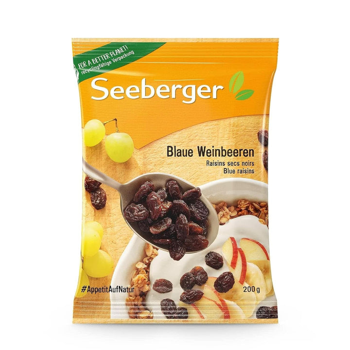 Seeberger, Stafide suculente-dulci de struguri Thompson fără semințe, 8 x 500 grame Produse deshidratate Naty Shop 200 grame