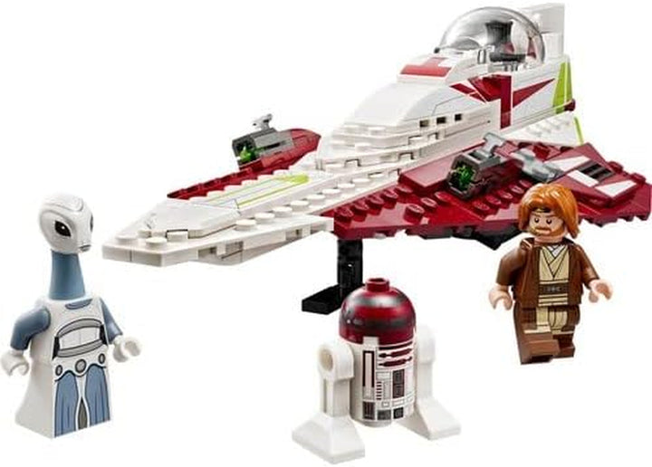 LEGO Star Wars Luptătorul stelar Jedi al lui Obi-Wan Kenobi, jucărie construibilă cu Taun We, figurină droid și sabie laser, Set Atacul clonelor 75333 Seturi de constructie Besuche den LEGO-Store
