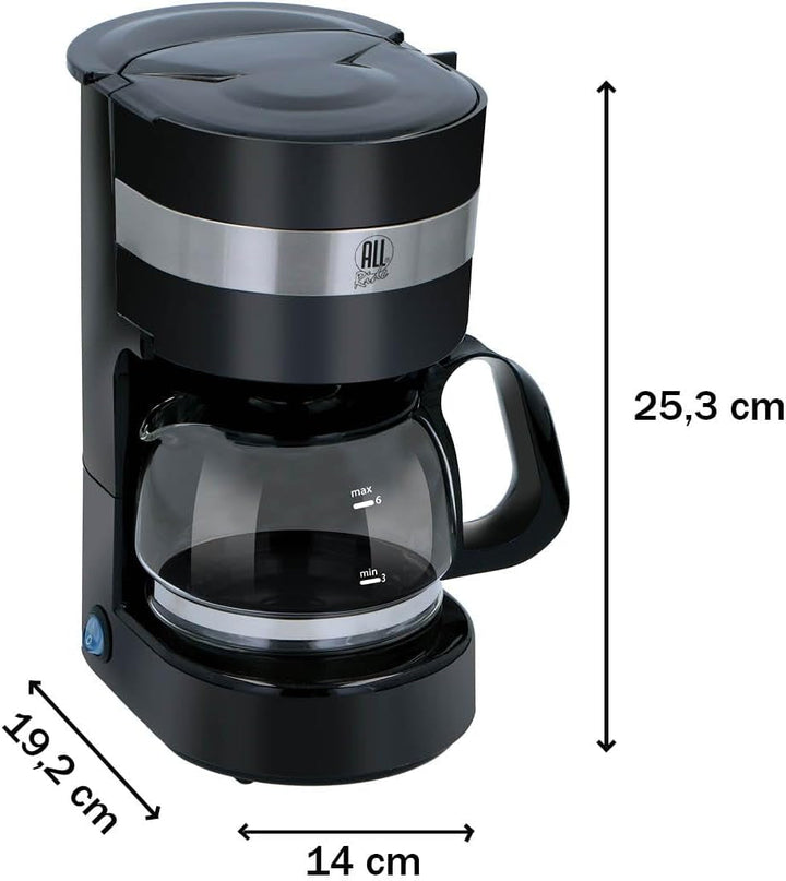 All Ride Truck Coffee Maker 24V - filtru de cafea pentru camion 24 Volt - filtru de cafea - filtru de cafea cu funcție de menținere la cald - filtru de cafea cu ulcior de sticlă - negru Espressoare All Ride