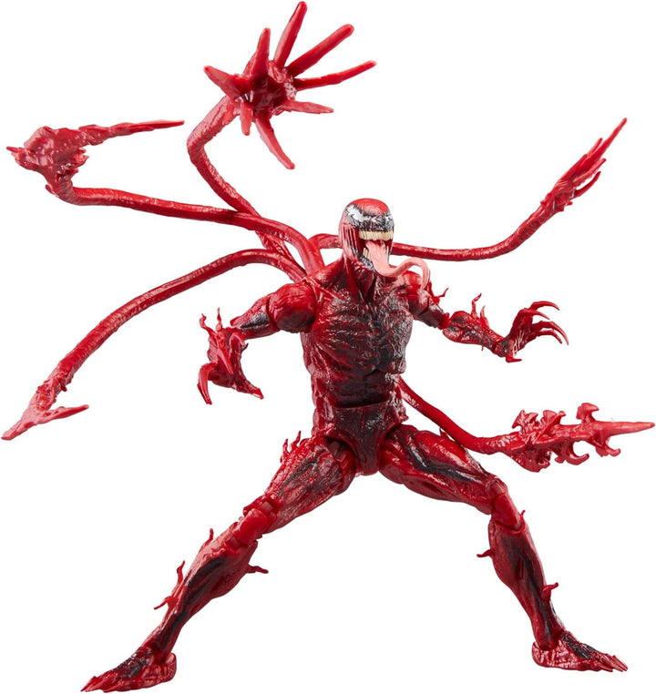 Marvel Legends Series Carnage, figurină de acțiune de lux de colecționat pentru Venom: Let There Be Carnage, 15 cm, roșu Action figures Naty Shop
