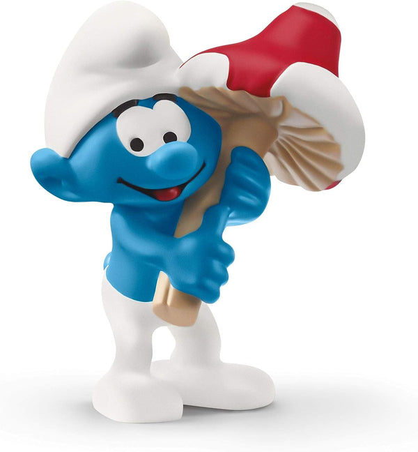 Schleich 20819 Ștrumf cu ciupercă norocoasă, Pentru copii cu vârsta peste 3 ani, Ștrumfii - Figurine Ștrumfii Preșcolari Action figures Naty Shop Titlu implicit