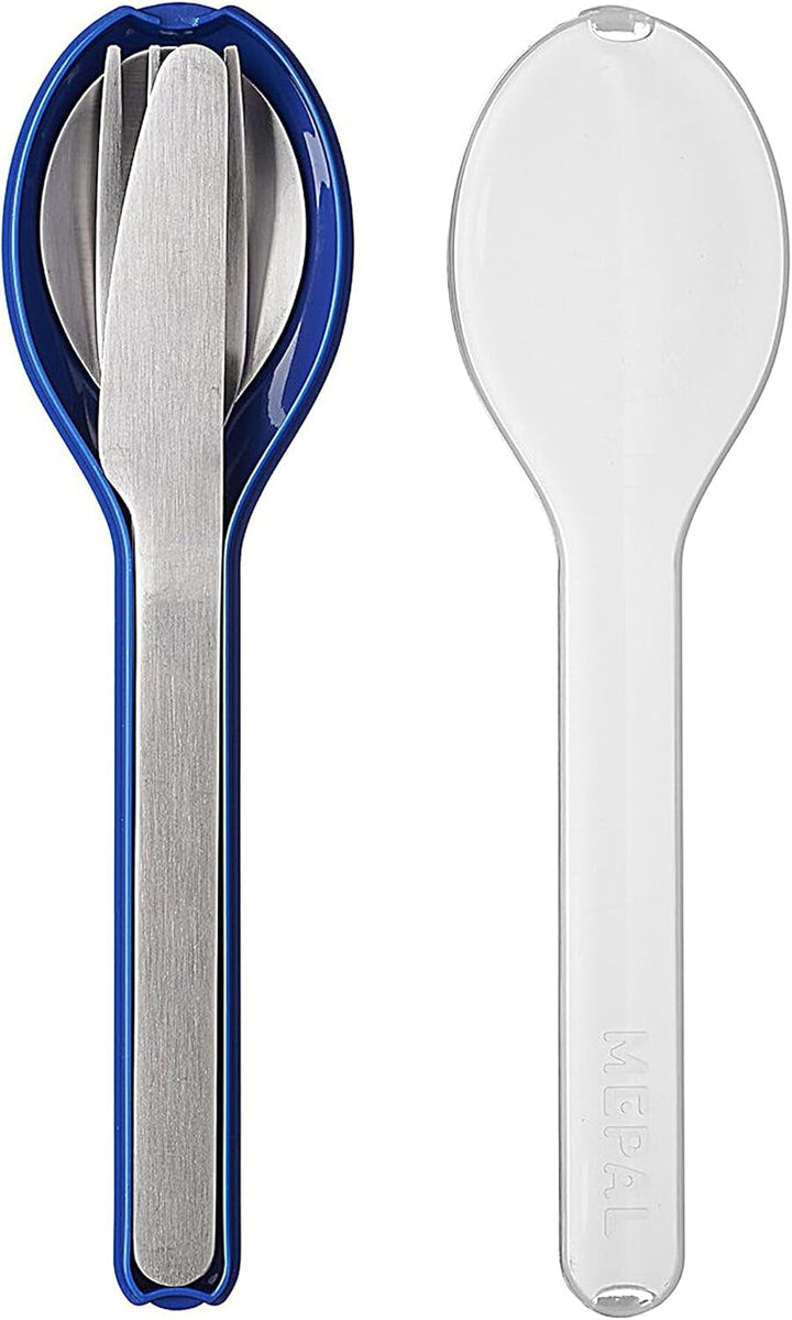 Mepal - Set tacâmuri 3 piese Ellipse, pentru călătorii Bucatarie Naty Shop Vivid Blue