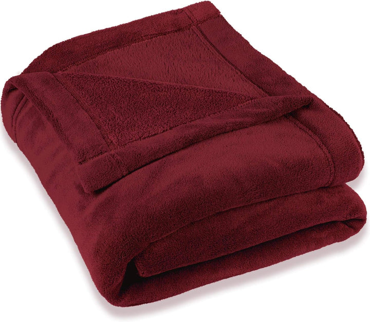 Celinatex pătură pufoasă 150 X 200 Cm albastru deschis pătură canapea cald pătură moale microfibră Fleece Oeko-Tex Montreal Paturi si Cuverturi Besuche den CelinaTex-Store Bordeaux 220 X 240 Cm
