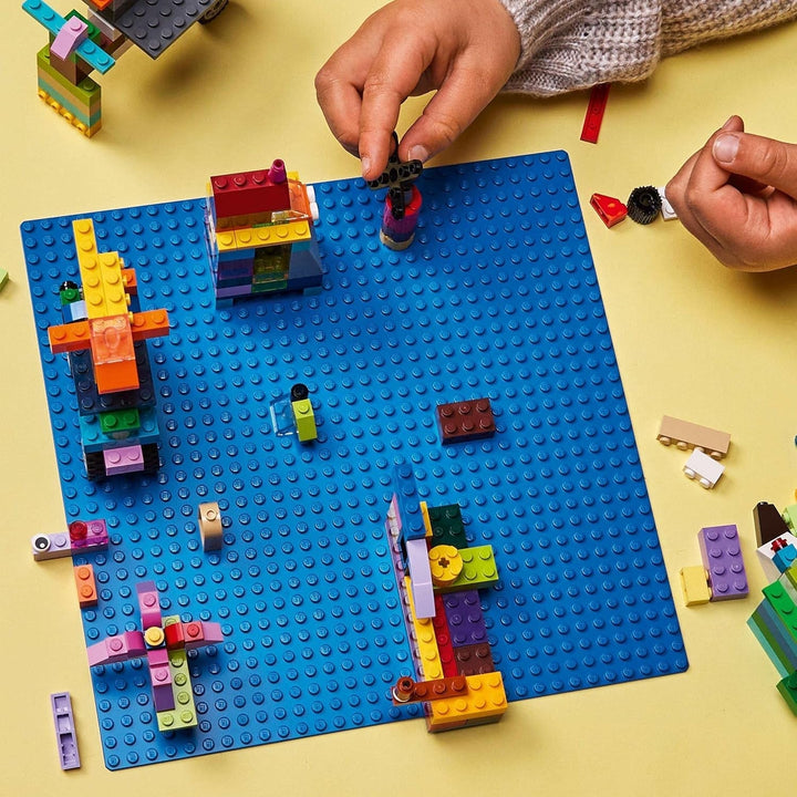 Placă de construcție LEGO 11025 Classic Blue, placă de bază pătrată cu 32X32 știfturi ca seturi de bază, jucărie de construcție pentru copii Seturi de constructie Besuche den LEGO-Store