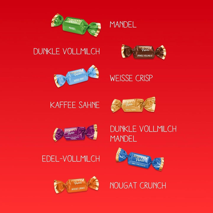 Merci Petits Chocolate Collection - Mix de specialități de ciocolată Bomboane de Ciocolata Naty Shop