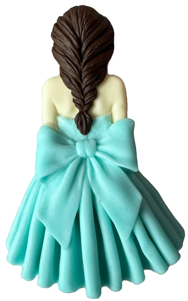 Decoratiune comestibila din zahar, Beautiful Lady Decoratiuni din Pasta de Zahar Nati Shop