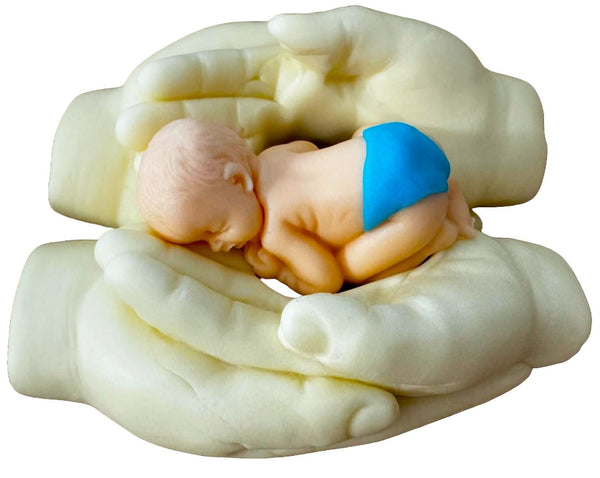 Decoratiune comestibila din zahar, Botez Decoratiuni din Pasta de Zahar Nati Shop