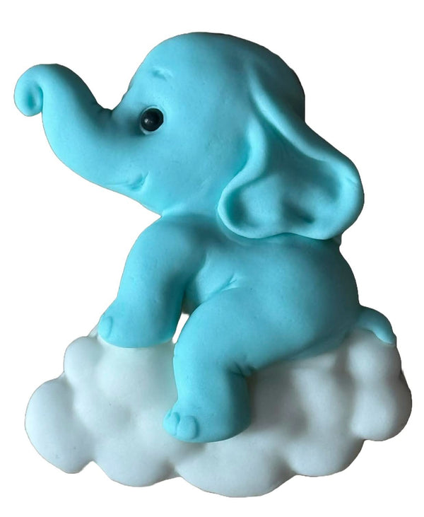 Decoratiune comestibila din zahar, Elefant Decoratiuni din Pasta de Zahar Nati Shop
