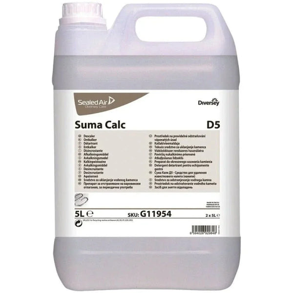 Detergent detartrant bucatarie SUMA Calc D5, Diversey, 5L Detergenti Nati Shop