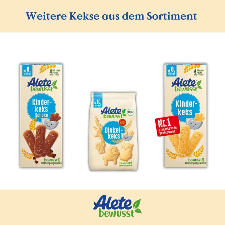 Alete conștient Ciocolată cu biscuiți pentru copii, din a 8 -a lună, Mama si Copilul Naty Shop