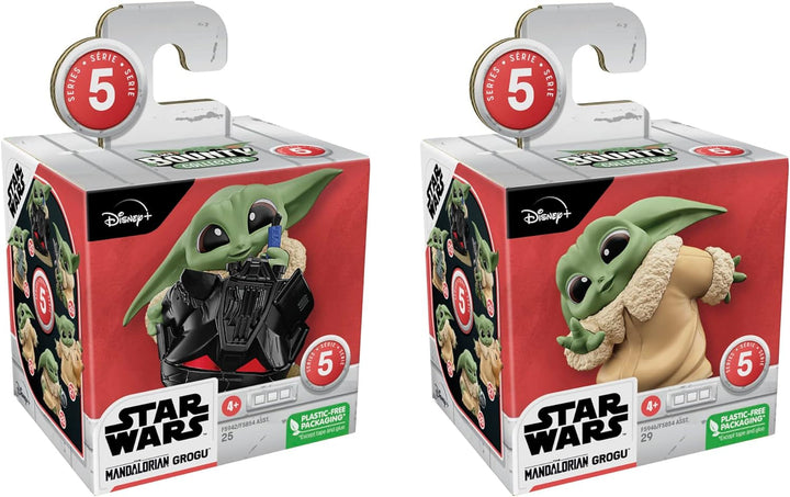 Star Wars Hasbro the Bounty Collection Series 5, figuri Grogu 2-pack, joc cu cască, joc peek-a-boo, jucărie pentru copii cu vârsta de peste 4 ani, 5.5 cm, Multi, F5941 Action figures Naty Shop