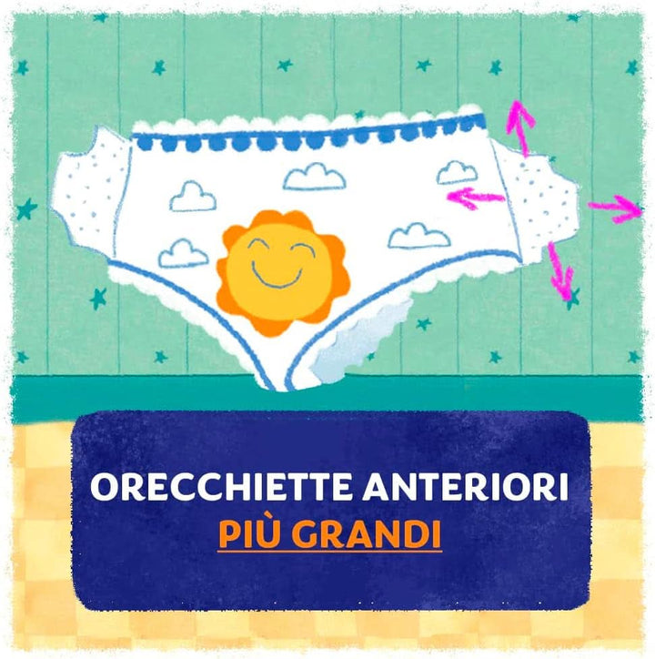 Pampers Soarele si Luna scutece, unisex, junior, mărimea 5 (11-25 kg), 120 scutece Mama si Copilul Naty Shop